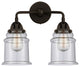 288-2W-OB-G184-LED Canton 2 Light 14" Bath Vanity Light, Oil Rubbed Bronze