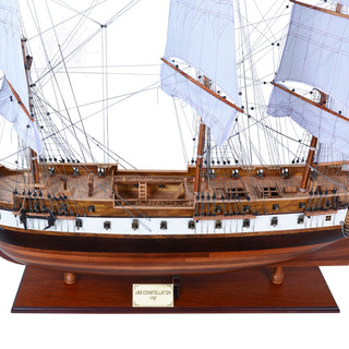 USS Constellation Xl Museum-quality Fully Assembled Wooden Model Ship