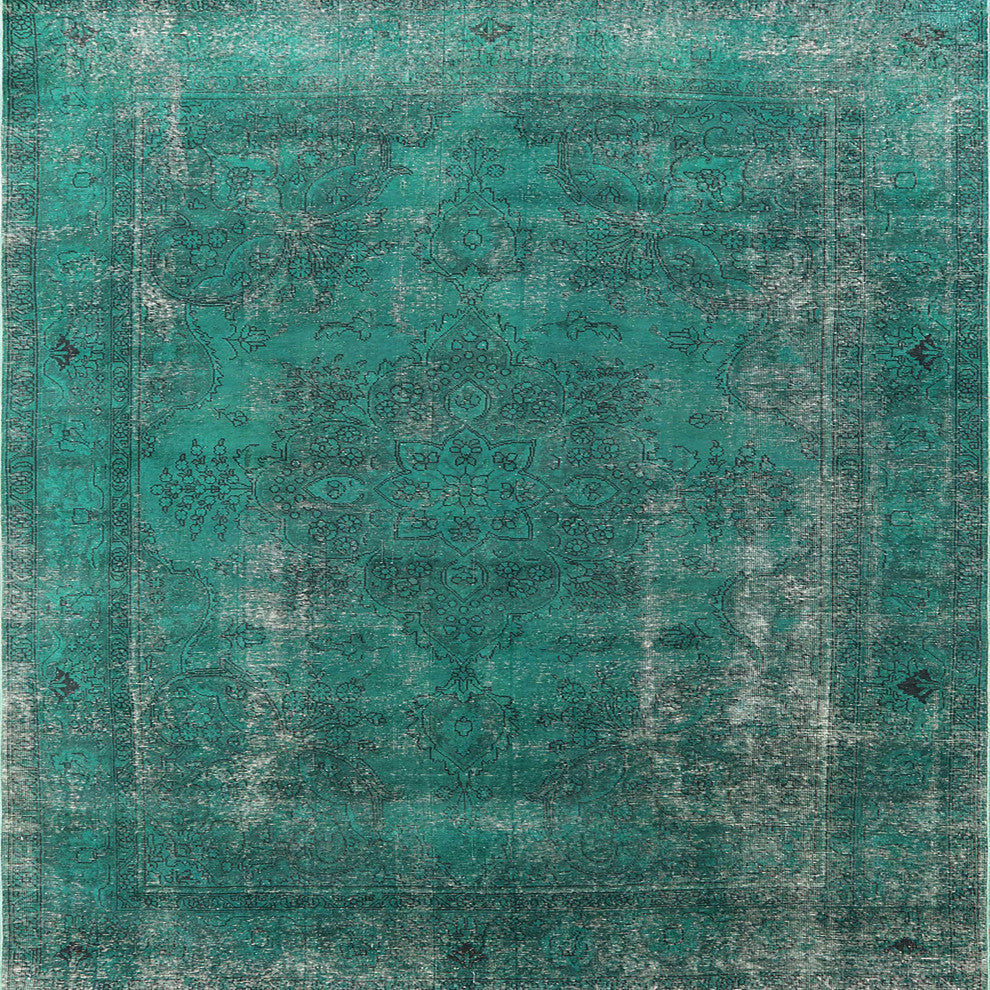 Ahgly Company Indoor Square Mid-Century Modern Area Rugs, 7' Square