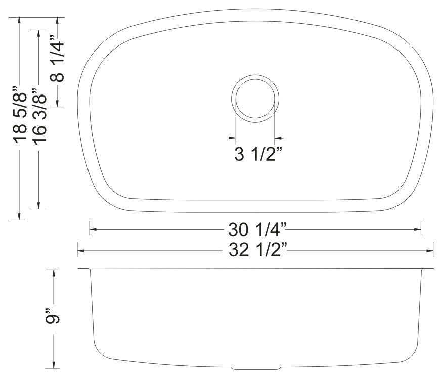 Wells Sinkware Grand Single Bowl SInk