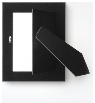 Rubbed Silver Picture Frame, 1-1/2", Easle Back, Traditional, 8 x 10