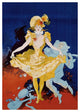 "Musee Grevin / Pantomimes Lumineuses" Paper Print by Jules Cheret, 30"x42"