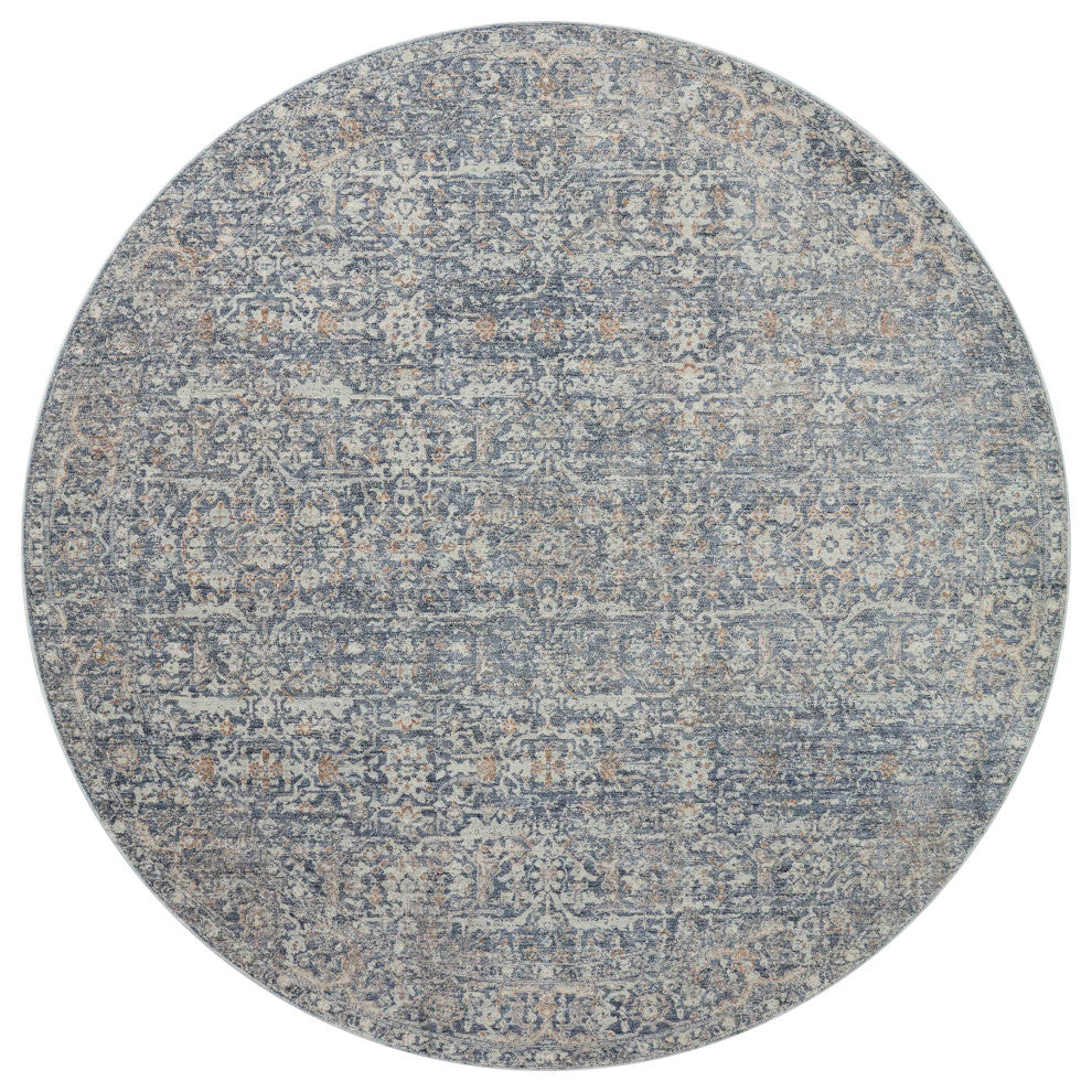 Angela Rose x Loloi Blake Denim / Taupe 2''-0" x 3''-0" Accent Rug