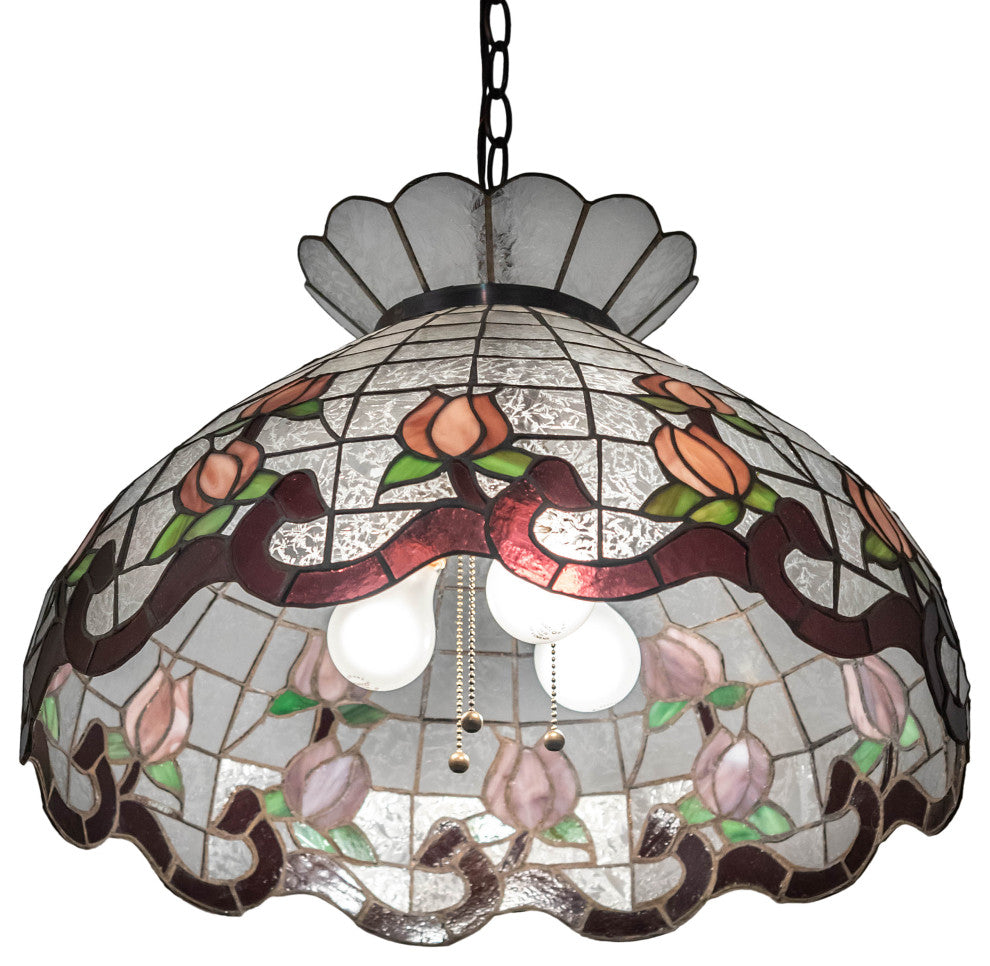 20 Wide Roseborder Pendant
