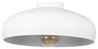 Mogano 1-Light Ceiling Light, White Finish