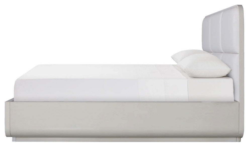 Sonder Living Chelsea Platform Bed | White Ash