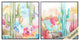 Sunset Cactus Wall Art, 2-Piece Set