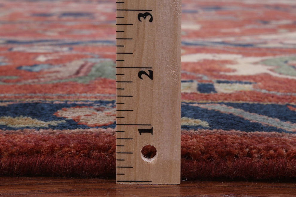 Heriz Serapi Handmade Wool Rug 9' 11" X 13' 11" - Q16006