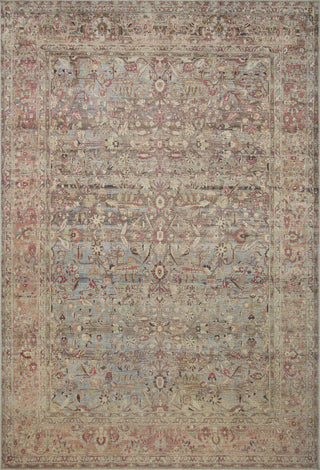 Loloi II Adrian Ocean/Clay Area Rug, 2'6"x9'6"