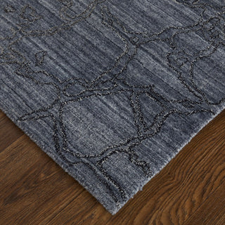 Archor R8892 Modern/Industrial/Casual Rug, Navy, 4'x6'