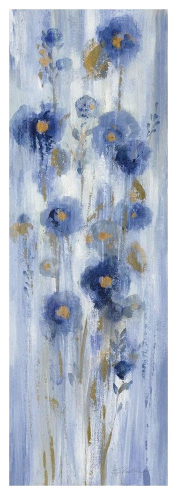 "Seaside Flowers I" Digital Paper Print by Silvia Vassileva, 14"x38"