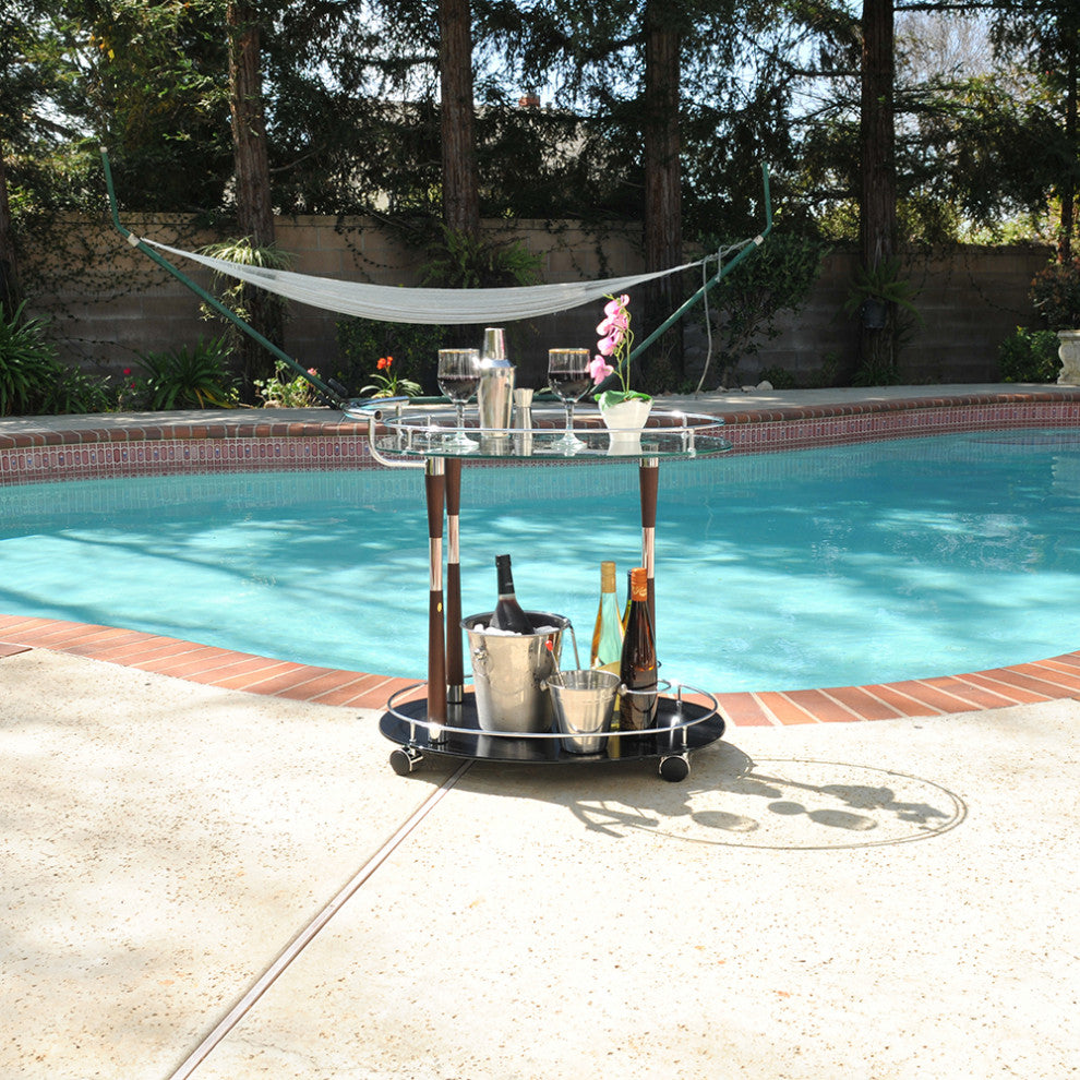 Anne Home Serving Trolley Bar Cart, Serving Cart