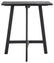 Safavieh Benton Balcony Table, Dark Slate Grey