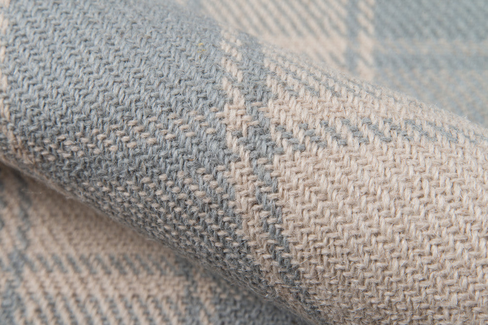 Momeni Marlborough Hand Woven Wool Area Rug, Light Blue, 3'6"x5'6"