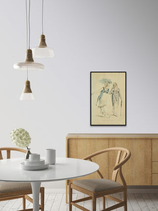 "In Passing" Floater Framed Painting Print on Canvas, 40"x60"