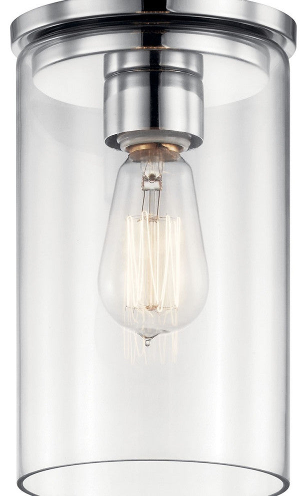 Kichler Crosby 1 Light Mini Pendant in Chrome