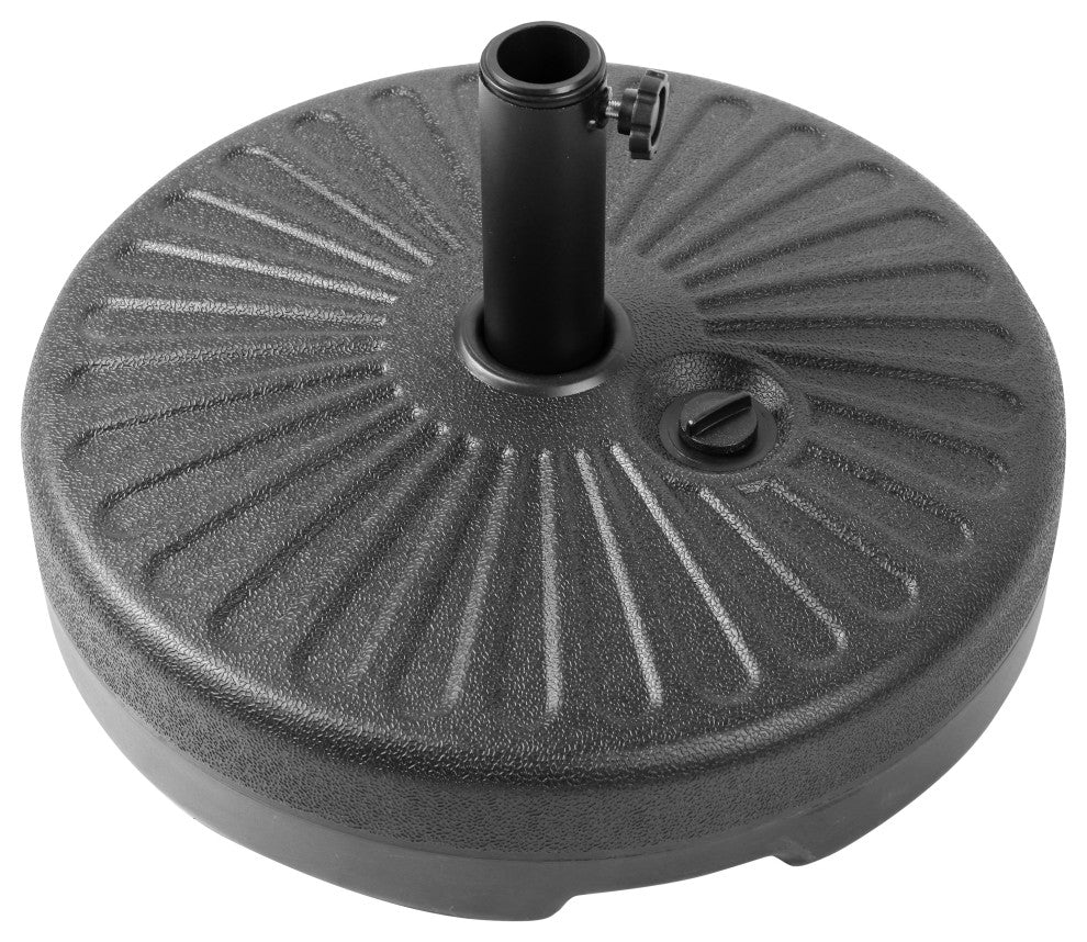 Outdoor Patio 20" Umbrella Base Round Fillable Free Standing