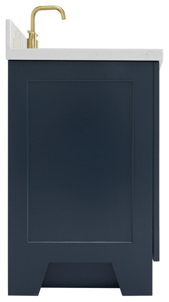Ariel Taylor 42" Left Offset Single Oval Sink Bathroom Vanity