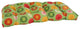 42"X19" U-Shaped Patterned Tufted Settee/Bench Cushion, Beringer Spring