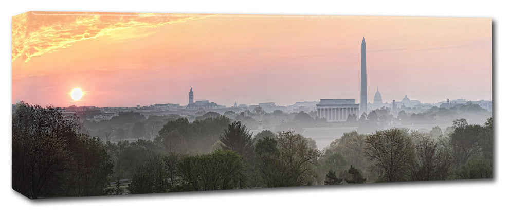 'Morning Fog Over Potomac' Canvas Art by Gregory O'Hanlon