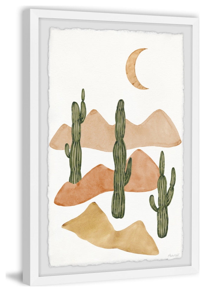 "Wild Cactus" Framed Painting Print, 16x24