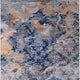 Ahgly Company Indoor Square Mid-Century Modern Area Rugs, 7' Square