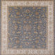 Ahgly Company Indoor Square Mid-Century Modern Area Rugs, 6' Square