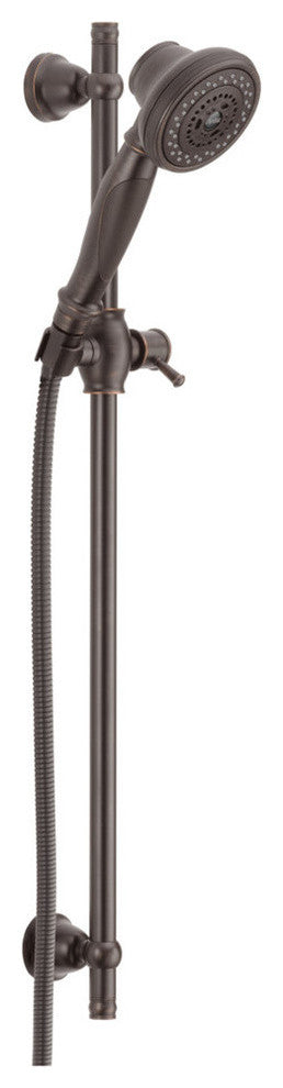 Delta Premium 3-Setting Slide Bar Hand Shower, Venetian Bronze, 57021-RB