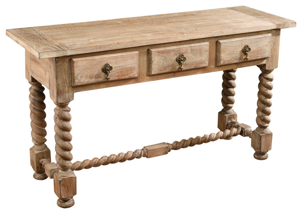 3 Drawer Console Table