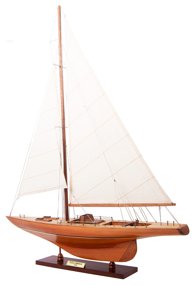 Columbia Sm Wooden model sailing boat