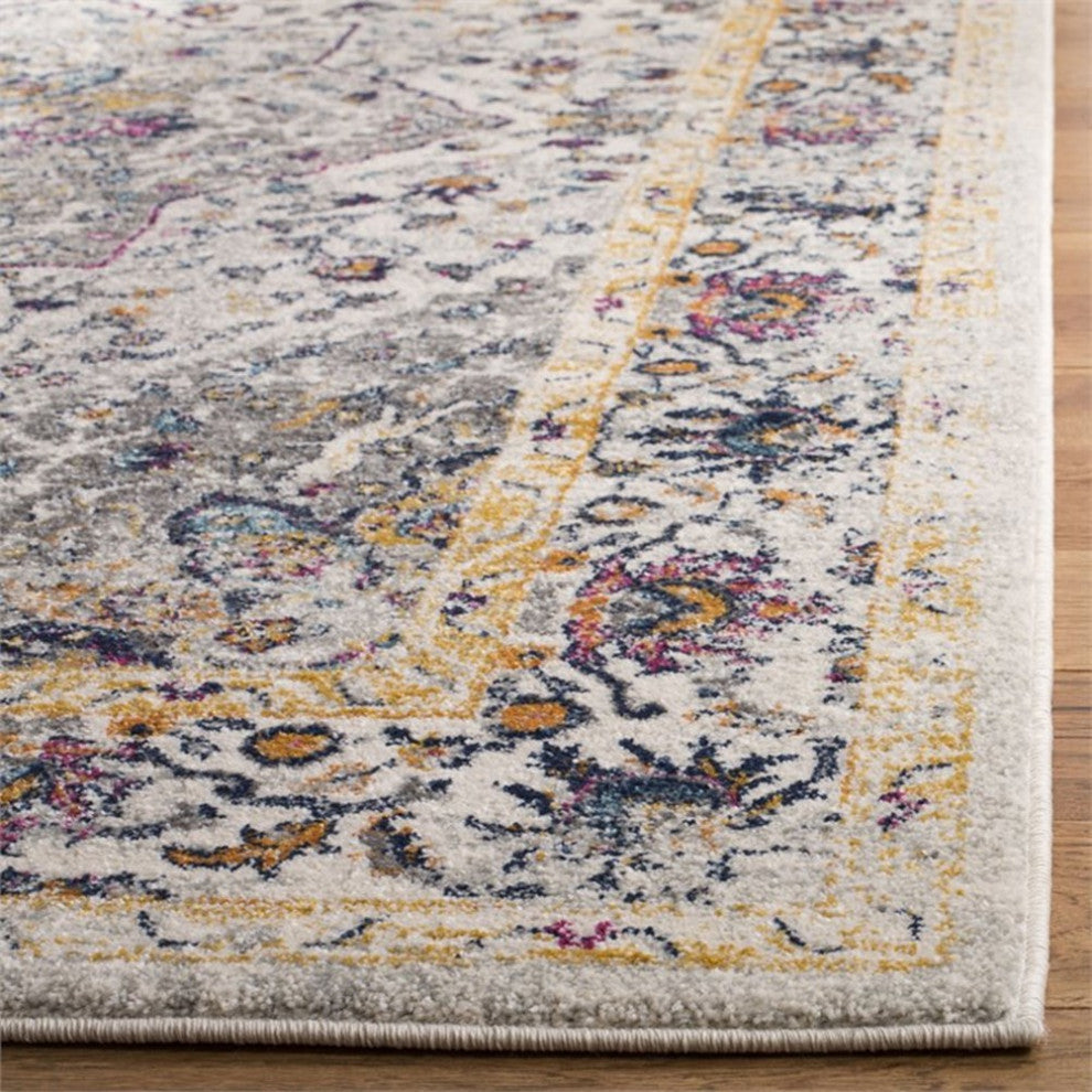 Safavieh Evoke 8' x 10' Rug in Ivory and Gray