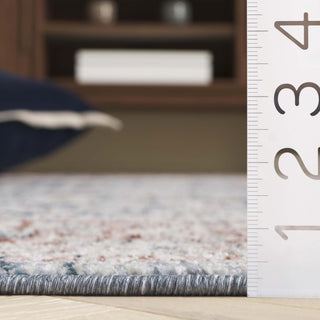 Safavieh Antique Patina ANP640 Rug, Blue/Rust, 9'x11'6"