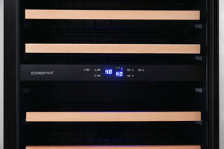 EdgeStar CWR1552DZDUAL 48"W 282 Bottle Capacity Built-In or - Stainless Steel