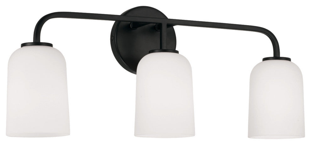 Capital Lighting 148831-542 Lawson 3 Light 24"W Vanity Light - Matte Black