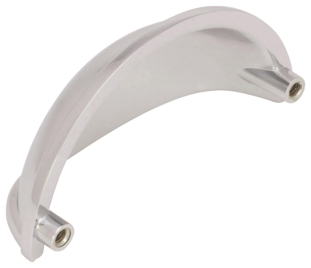 Amerock Traditional 3" 76 mm Center-to-Center Cabinet Cup Pull, Polished Chrome