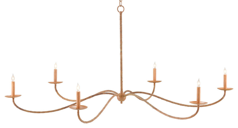 Saxon Rattan Chandelier