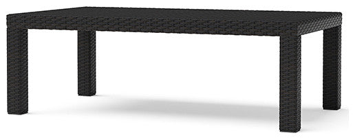 Deco 2 Piece Aluminum Outdoor Patio Sofa and Coffee Table Set, Tikka Orange
