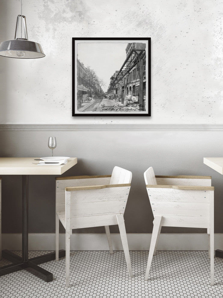 "Old Road" Framed Painting Print, 18x18