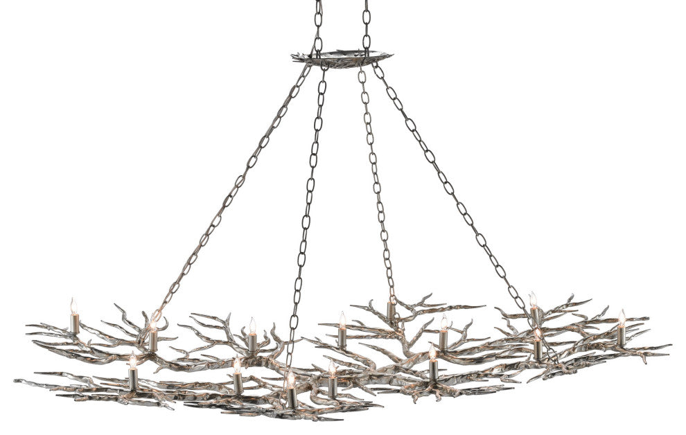 Rainforest Silver Chandelier