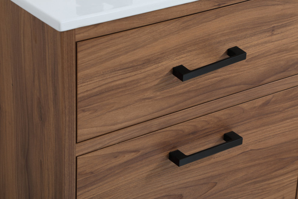 Beatrice 24" Bathroom Vanity, Walnut Brown