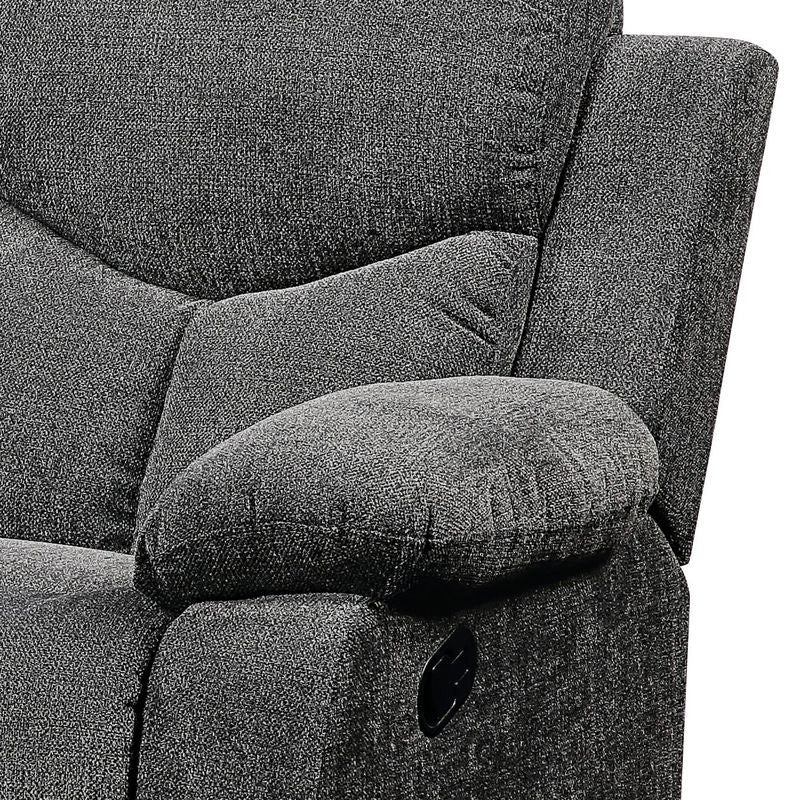 ACME Kalen Sofa, Motion, Gray Chenille