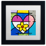 Roberto Rafael 'Big Heart II' Matted Framed Art