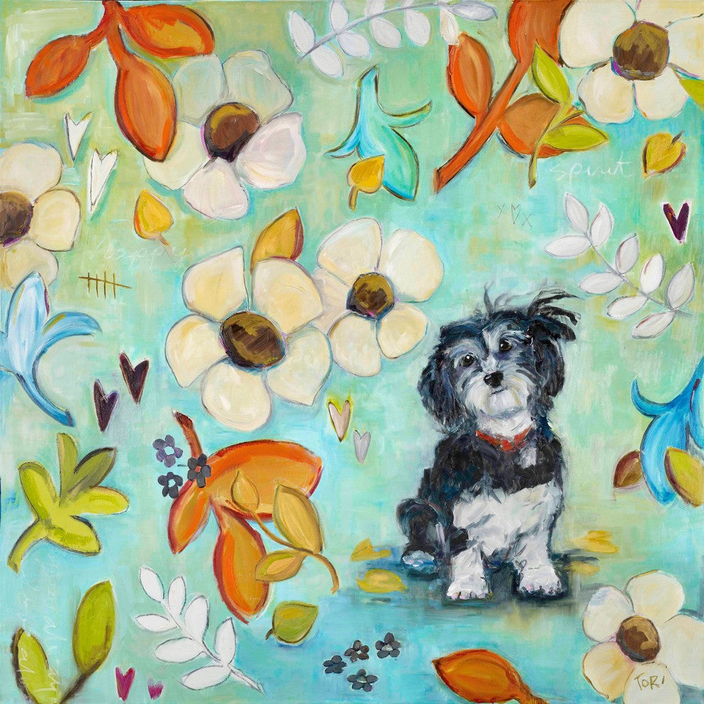 "Izze" Painting Print on Canvas by Tori Campisi