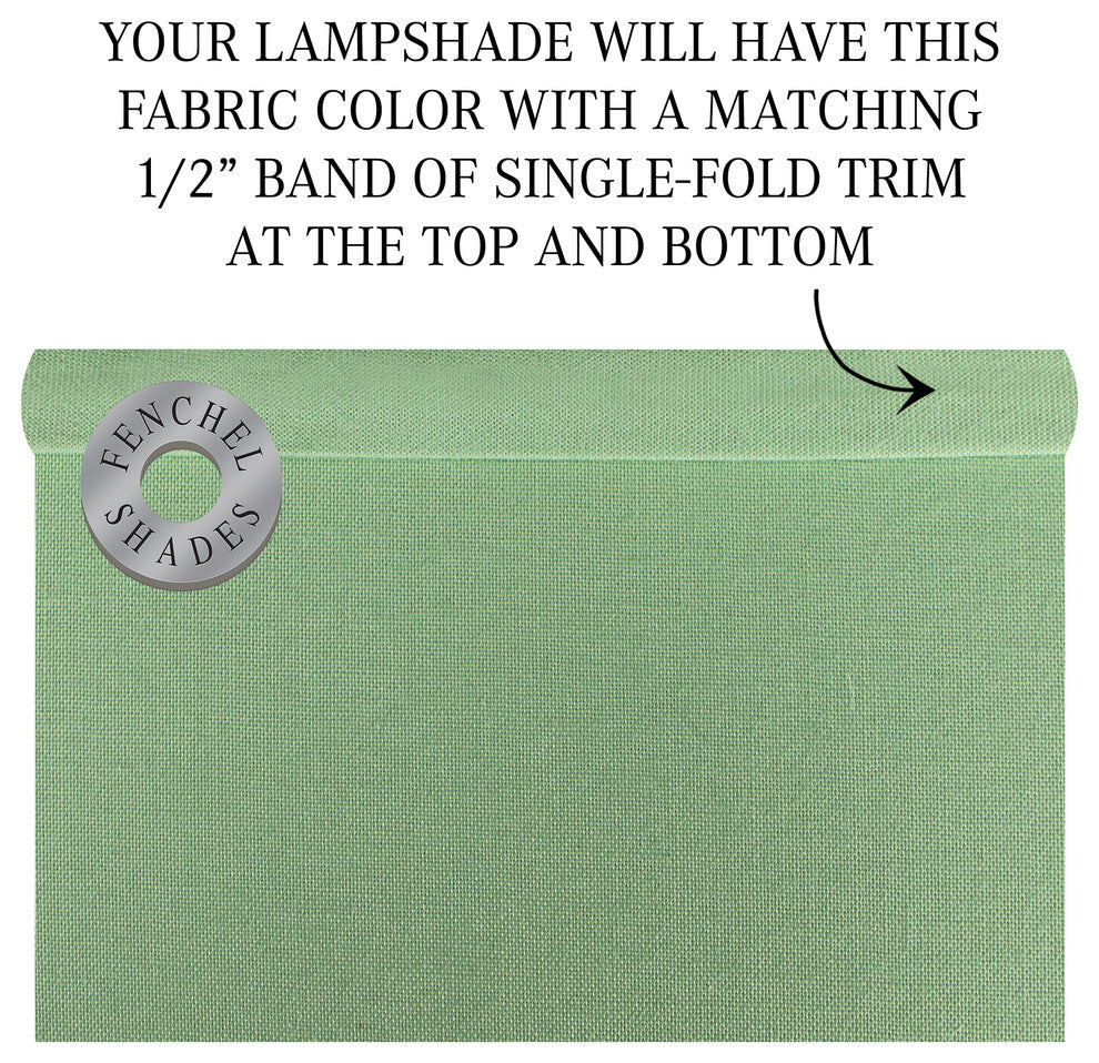 Fenchel Shades, 13"x15"x15" Spider Attachment Empire Lamp Shade, Linen