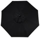 9' Market Umbrella, Black, Regular Height