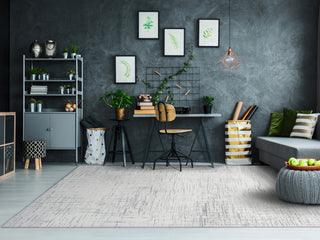 Mysterio 12189-910 Area Rug, Silver, 7'10"x10'10"