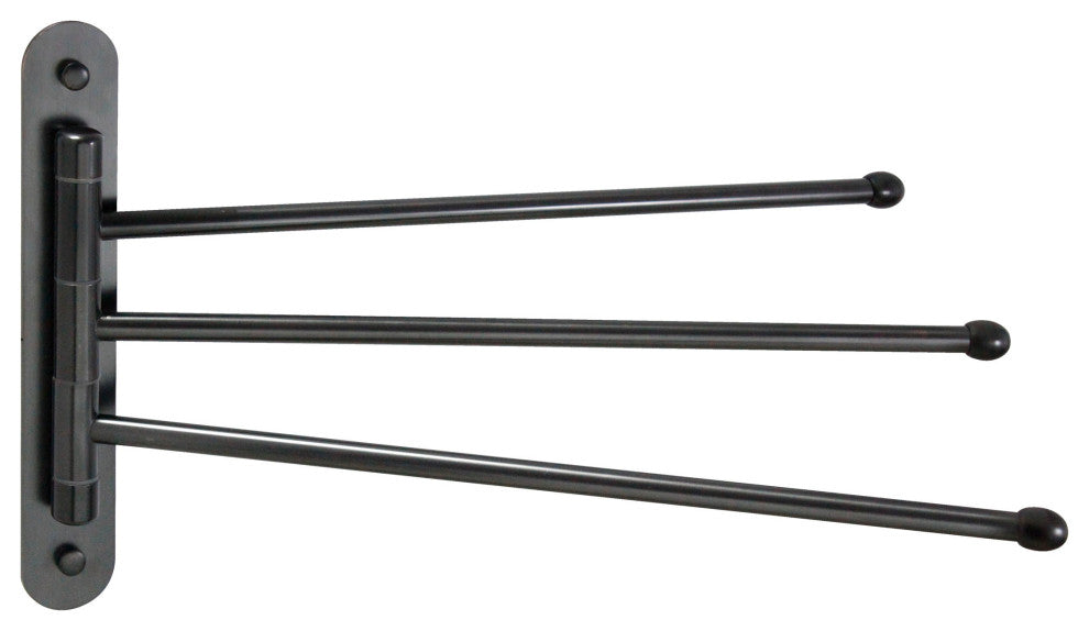 MODONA's 14" Triple Swing Towel Bar -, Rubbed Bronze