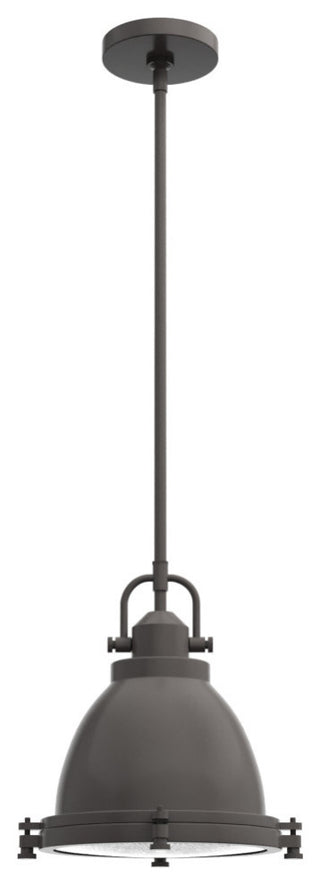 Hunter Bridgemoor Noble Bronze 1-Light Pendant Ceiling Light Fixture