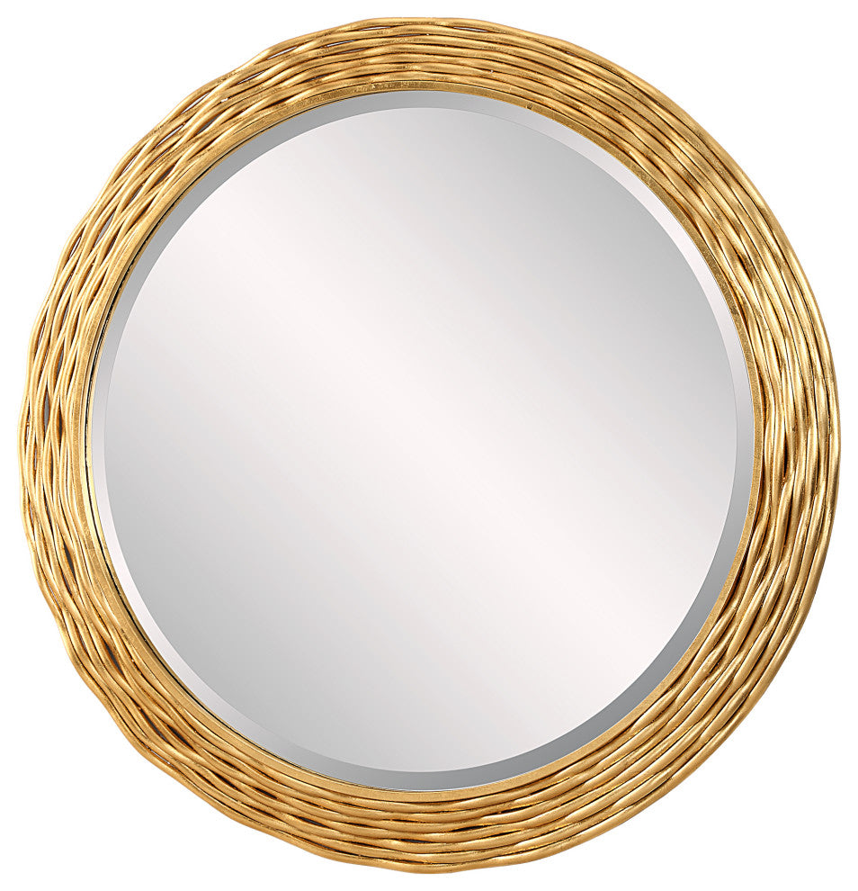 Uttermost Celeste Gold Round Mirror