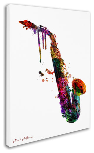 'Saxophone II' Canvas Art by Mark Ashkenazi